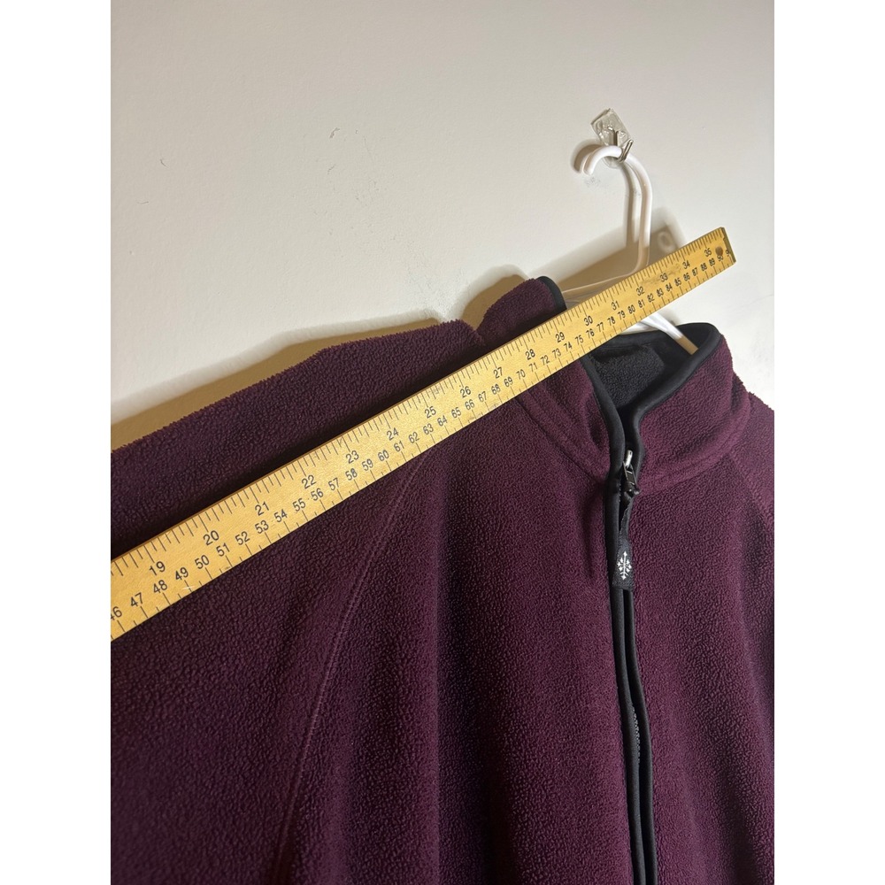 Alpine Tek Purple Fleece Jacket Women Large - Picture 6 of 7